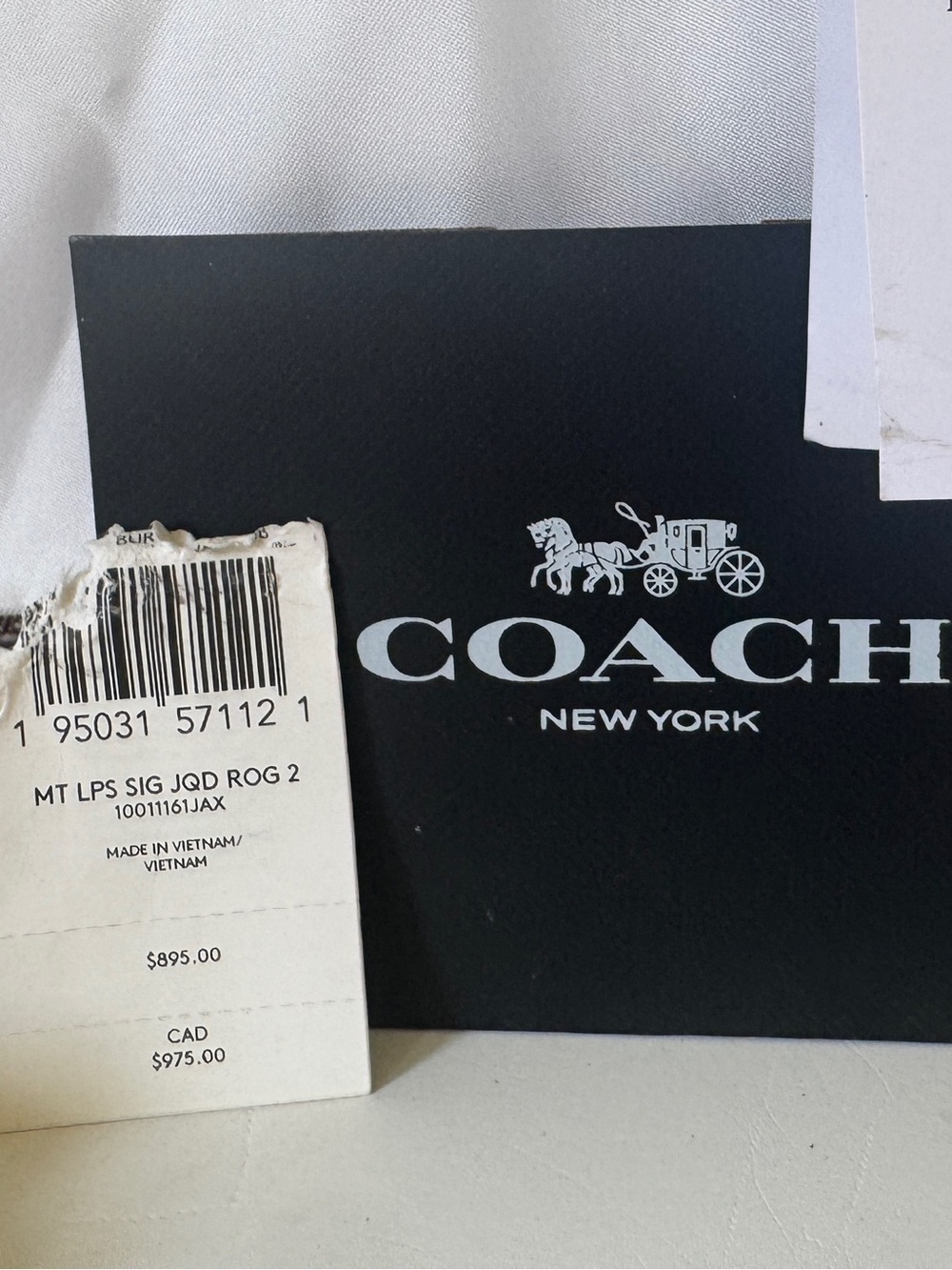NWT ✨ COACH x Tom Wesselman Limited Edition Leather & Jacquard Rogue Bag - Picture 6 of 8